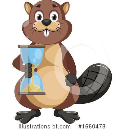 Royalty-Free (RF) Beaver Clipart Illustration by Morphart Creations - Stock Sample #1660478