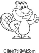 Beaver Clipart #1719445 by Hit Toon