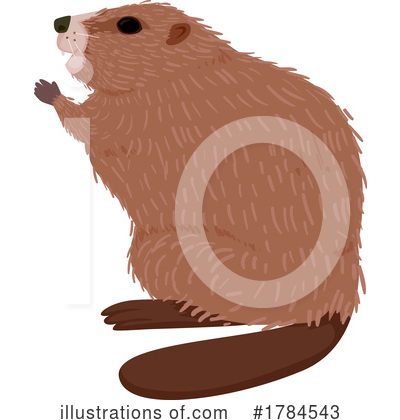 Royalty-Free (RF) Beaver Clipart Illustration by BNP Design Studio - Stock Sample #1784543