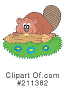 Beaver Clipart #211382 by visekart
