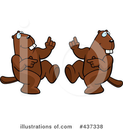 Royalty-Free (RF) Beaver Clipart Illustration by Cory Thoman - Stock Sample #437338