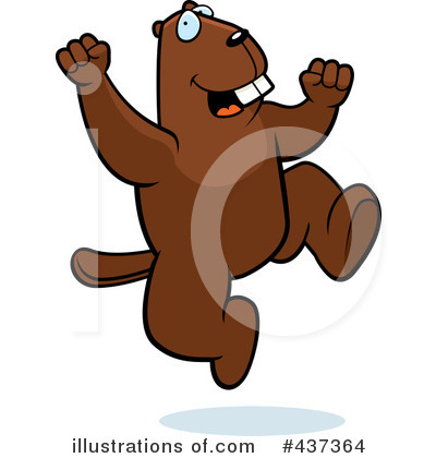 Royalty-Free (RF) Beaver Clipart Illustration by Cory Thoman - Stock Sample #437364
