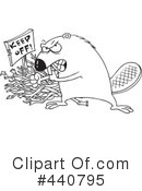 Beaver Clipart #440795 by toonaday