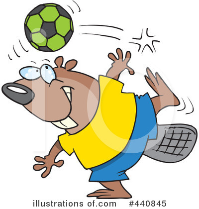 Royalty-Free (RF) Beaver Clipart Illustration by toonaday - Stock Sample #440845