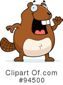 Beaver Clipart #94500 by Cory Thoman