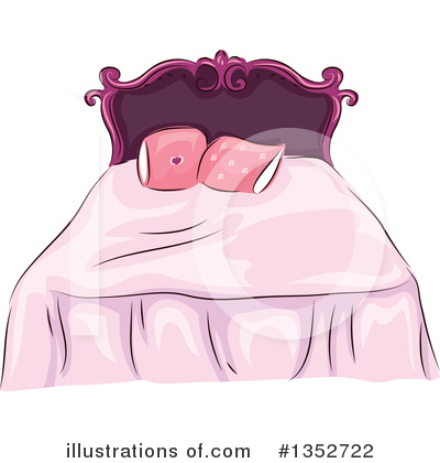 Royalty-Free (RF) Bed Clipart Illustration by BNP Design Studio - Stock Sample #1352722