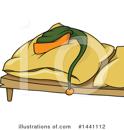Royalty-Free (RF) Bed Clipart Illustration by dero - Stock Sample #1441112