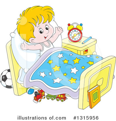 Bed Clipart #1315956 by Alex Bannykh