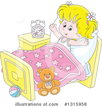 Bed Clipart #1315958 by Alex Bannykh