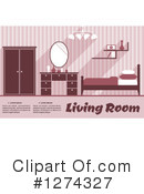 Bedroom Clipart #1274327 by Vector Tradition SM