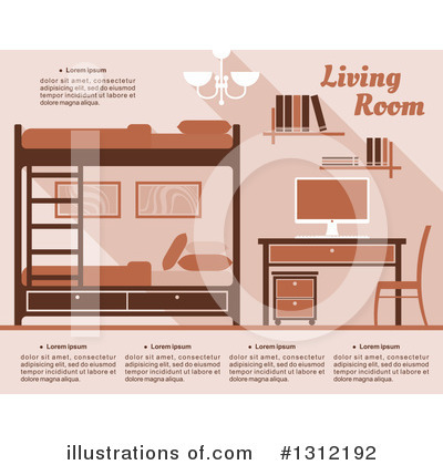 Royalty-Free (RF) Bedroom Clipart Illustration by Vector Tradition SM - Stock Sample #1312192