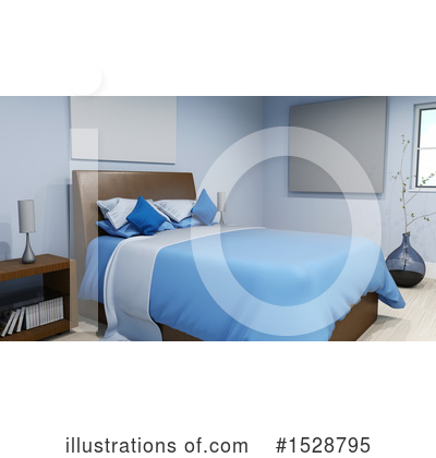 Royalty-Free (RF) Bedroom Clipart Illustration by KJ Pargeter - Stock Sample #1528795