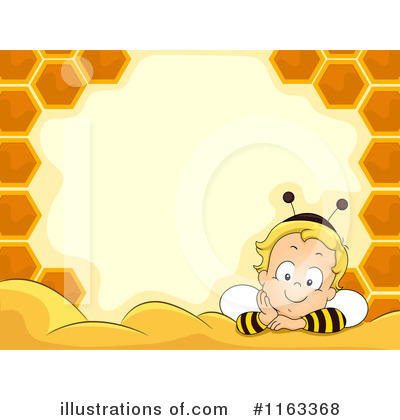 Royalty-Free (RF) Bee Baby Clipart Illustration by BNP Design Studio - Stock Sample #1163368