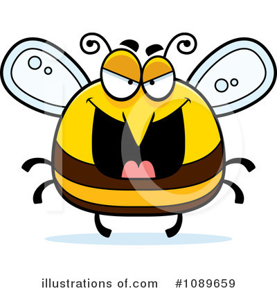 Royalty-Free (RF) Bee Clipart Illustration by Cory Thoman - Stock Sample #1089659