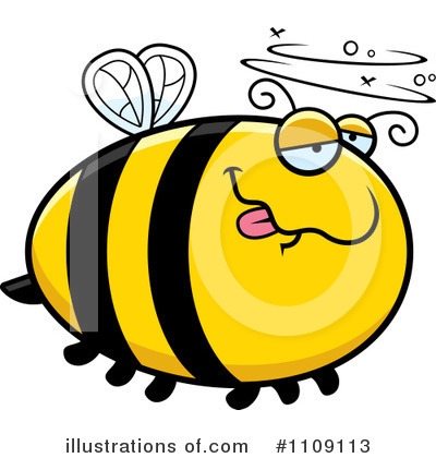 Royalty-Free (RF) Bee Clipart Illustration by Cory Thoman - Stock Sample #1109113