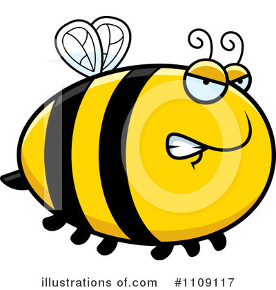 Royalty-Free (RF) Bee Clipart Illustration by Cory Thoman - Stock Sample #1109117