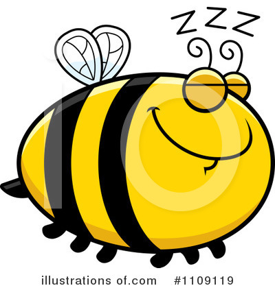 Royalty-Free (RF) Bee Clipart Illustration by Cory Thoman - Stock Sample #1109119