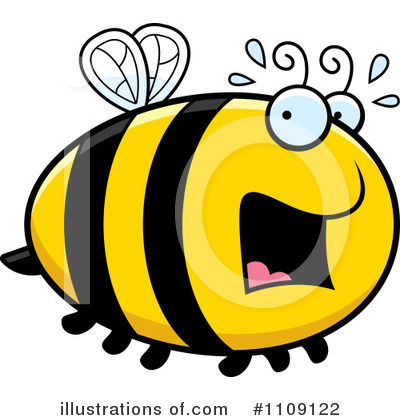 Royalty-Free (RF) Bee Clipart Illustration by Cory Thoman - Stock Sample #1109122