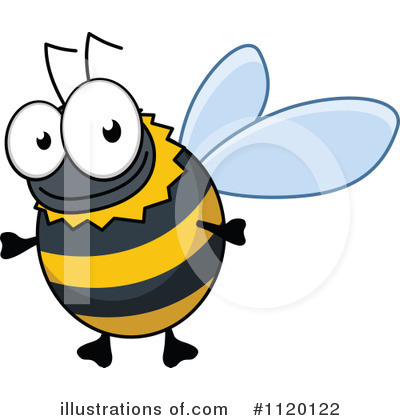 Bee Clipart #1120122 by Vector Tradition SM