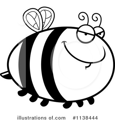 Royalty-Free (RF) Bee Clipart Illustration by Cory Thoman - Stock Sample #1138444