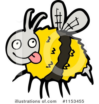 Royalty-Free (RF) Bee Clipart Illustration by lineartestpilot - Stock Sample #1153455