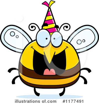 Royalty-Free (RF) Bee Clipart Illustration by Cory Thoman - Stock Sample #1177491