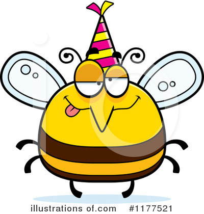 Royalty-Free (RF) Bee Clipart Illustration by Cory Thoman - Stock Sample #1177521
