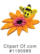 Bee Clipart #1190989 by Amy Vangsgard