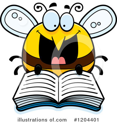 Royalty-Free (RF) Bee Clipart Illustration by Cory Thoman - Stock Sample #1204401