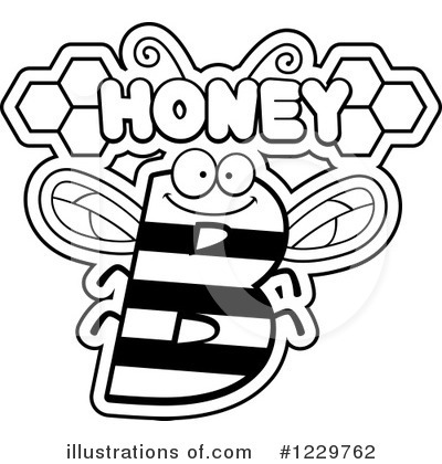 Royalty-Free (RF) Bee Clipart Illustration by Cory Thoman - Stock Sample #1229762