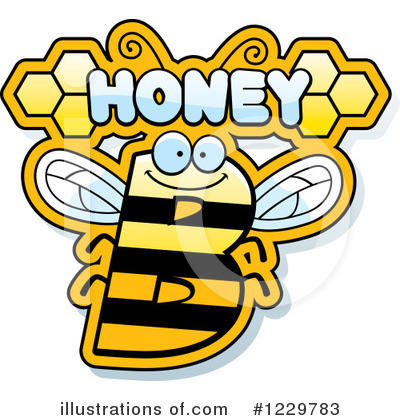 Royalty-Free (RF) Bee Clipart Illustration by Cory Thoman - Stock Sample #1229783
