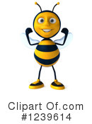 Bee Clipart #1239614 by Julos