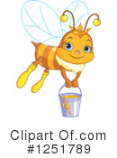 Bee Clipart #1251789 by Pushkin