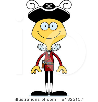 Royalty-Free (RF) Bee Clipart Illustration by Cory Thoman - Stock Sample #1325157