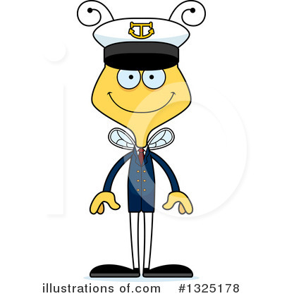 Royalty-Free (RF) Bee Clipart Illustration by Cory Thoman - Stock Sample #1325178