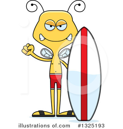 Royalty-Free (RF) Bee Clipart Illustration by Cory Thoman - Stock Sample #1325193