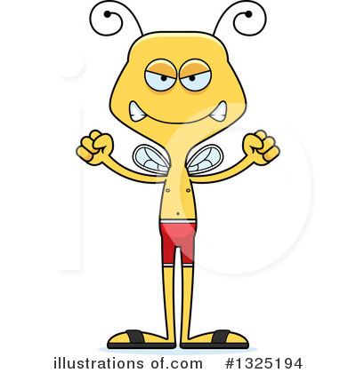 Royalty-Free (RF) Bee Clipart Illustration by Cory Thoman - Stock Sample #1325194