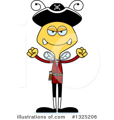 Royalty-Free (RF) Bee Clipart Illustration by Cory Thoman - Stock Sample #1325206