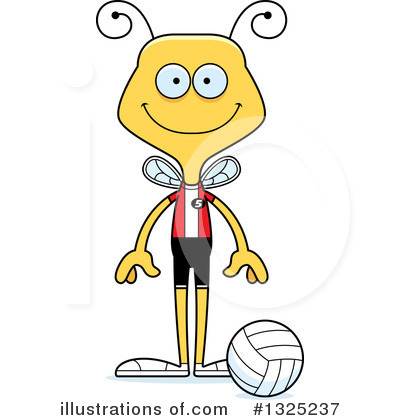 Royalty-Free (RF) Bee Clipart Illustration by Cory Thoman - Stock Sample #1325237