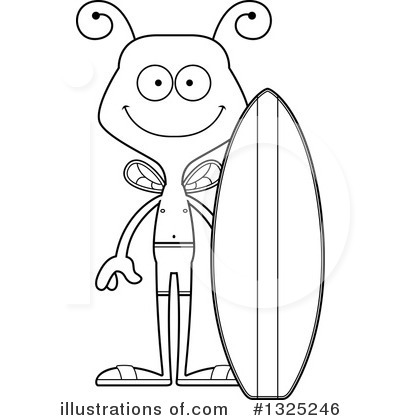 Royalty-Free (RF) Bee Clipart Illustration by Cory Thoman - Stock Sample #1325246