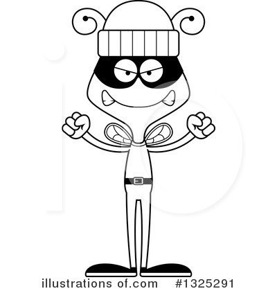 Royalty-Free (RF) Bee Clipart Illustration by Cory Thoman - Stock Sample #1325291
