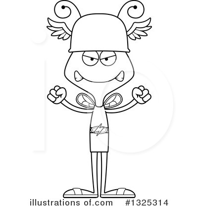 Royalty-Free (RF) Bee Clipart Illustration by Cory Thoman - Stock Sample #1325314