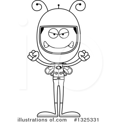 Royalty-Free (RF) Bee Clipart Illustration by Cory Thoman - Stock Sample #1325331