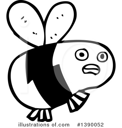 Royalty-Free (RF) Bee Clipart Illustration by lineartestpilot - Stock Sample #1390052