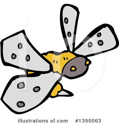 Royalty-Free (RF) Bee Clipart Illustration by lineartestpilot - Stock Sample #1390063