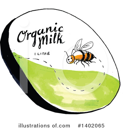 Royalty-Free (RF) Bee Clipart Illustration by patrimonio - Stock Sample #1402065