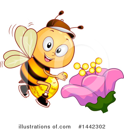 Royalty-Free (RF) Bee Clipart Illustration by BNP Design Studio - Stock Sample #1442302