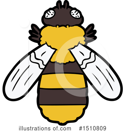 Royalty-Free (RF) Bee Clipart Illustration by lineartestpilot - Stock Sample #1510809