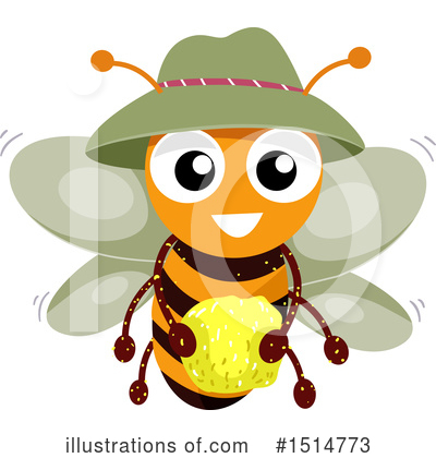 Royalty-Free (RF) Bee Clipart Illustration by BNP Design Studio - Stock Sample #1514773