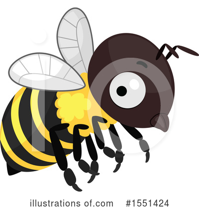 Royalty-Free (RF) Bee Clipart Illustration by BNP Design Studio - Stock Sample #1551424
